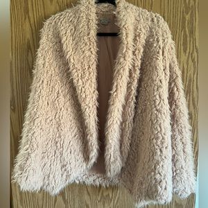 Blush Pink Fuzzy Jacket
